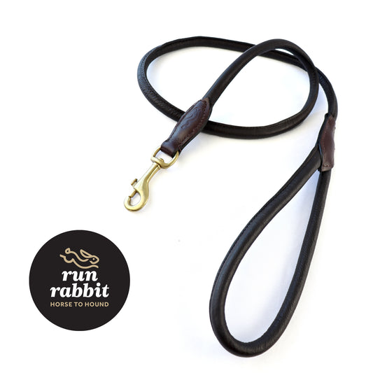 RR Lux Rolled Leather Dog Lead