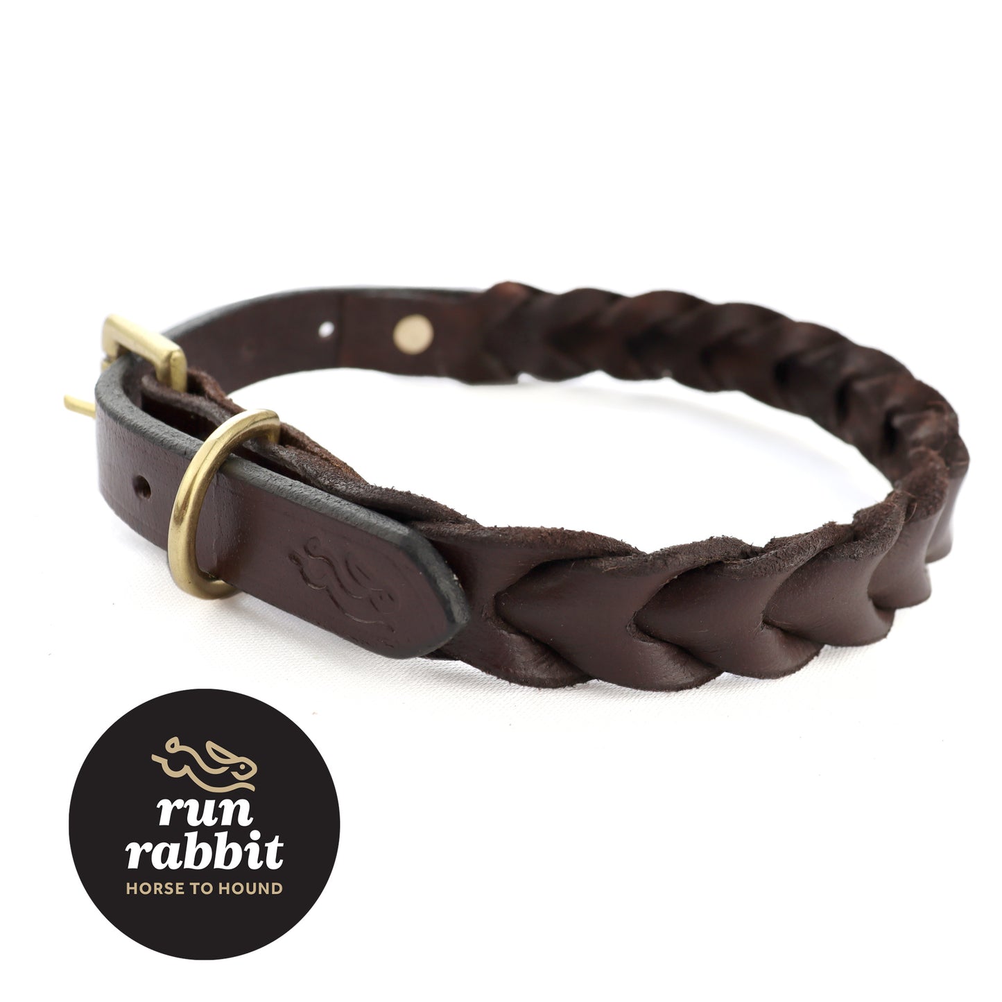 RR Duo Plaited Dog Collar