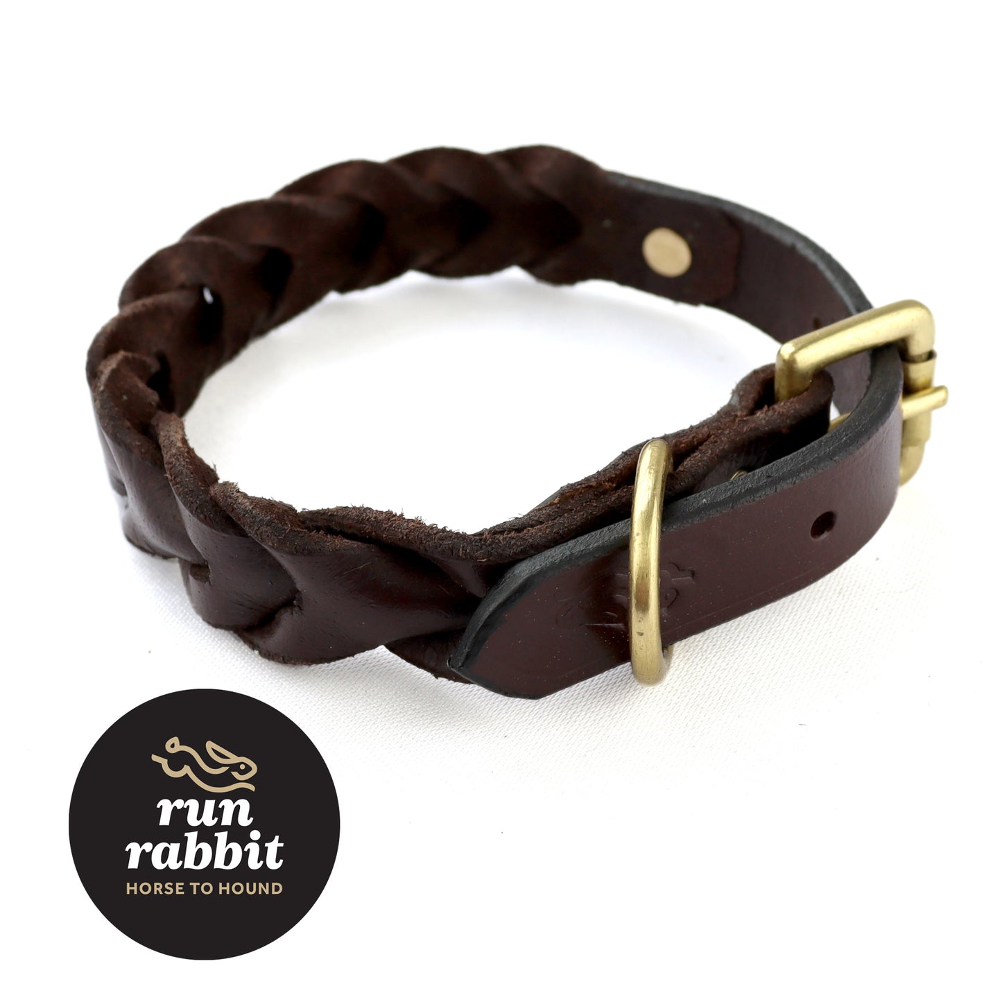 RR Duo Plaited Dog Collar
