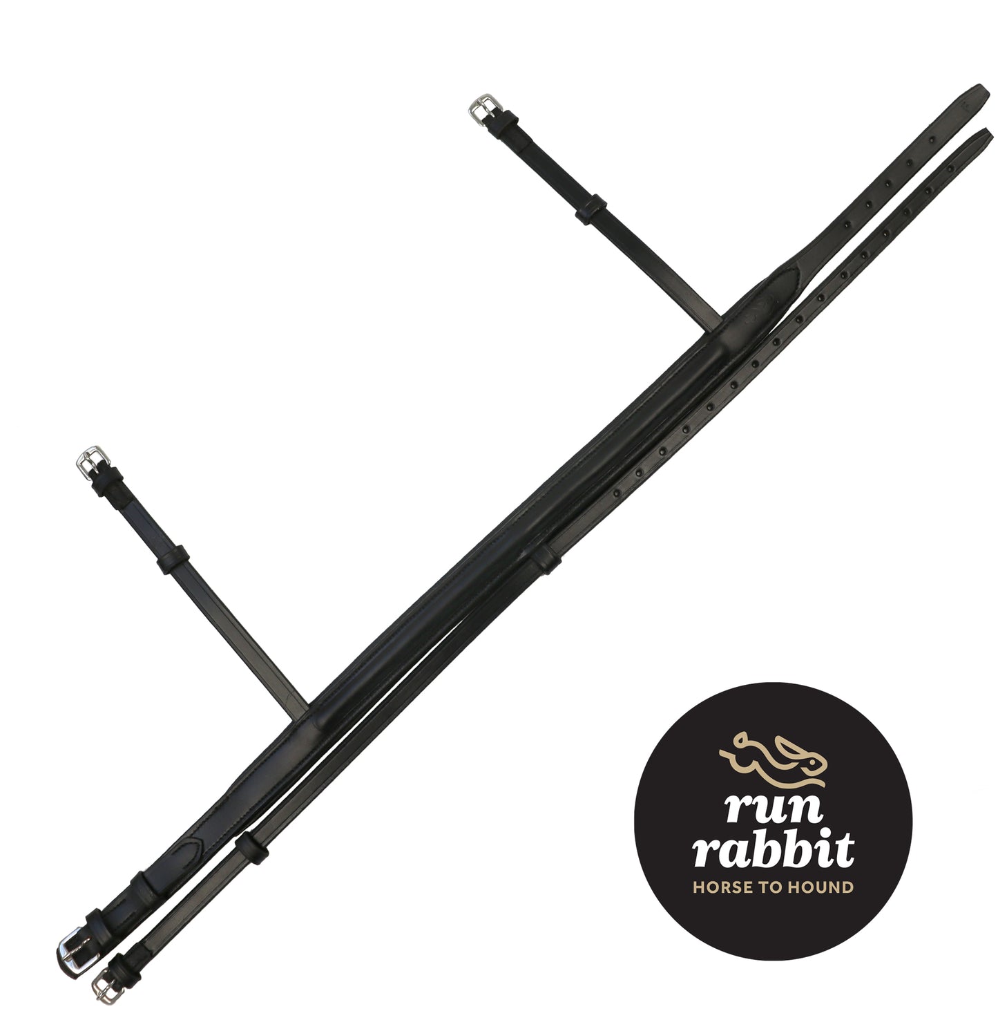 RR Raised Noseband with Flash Strap