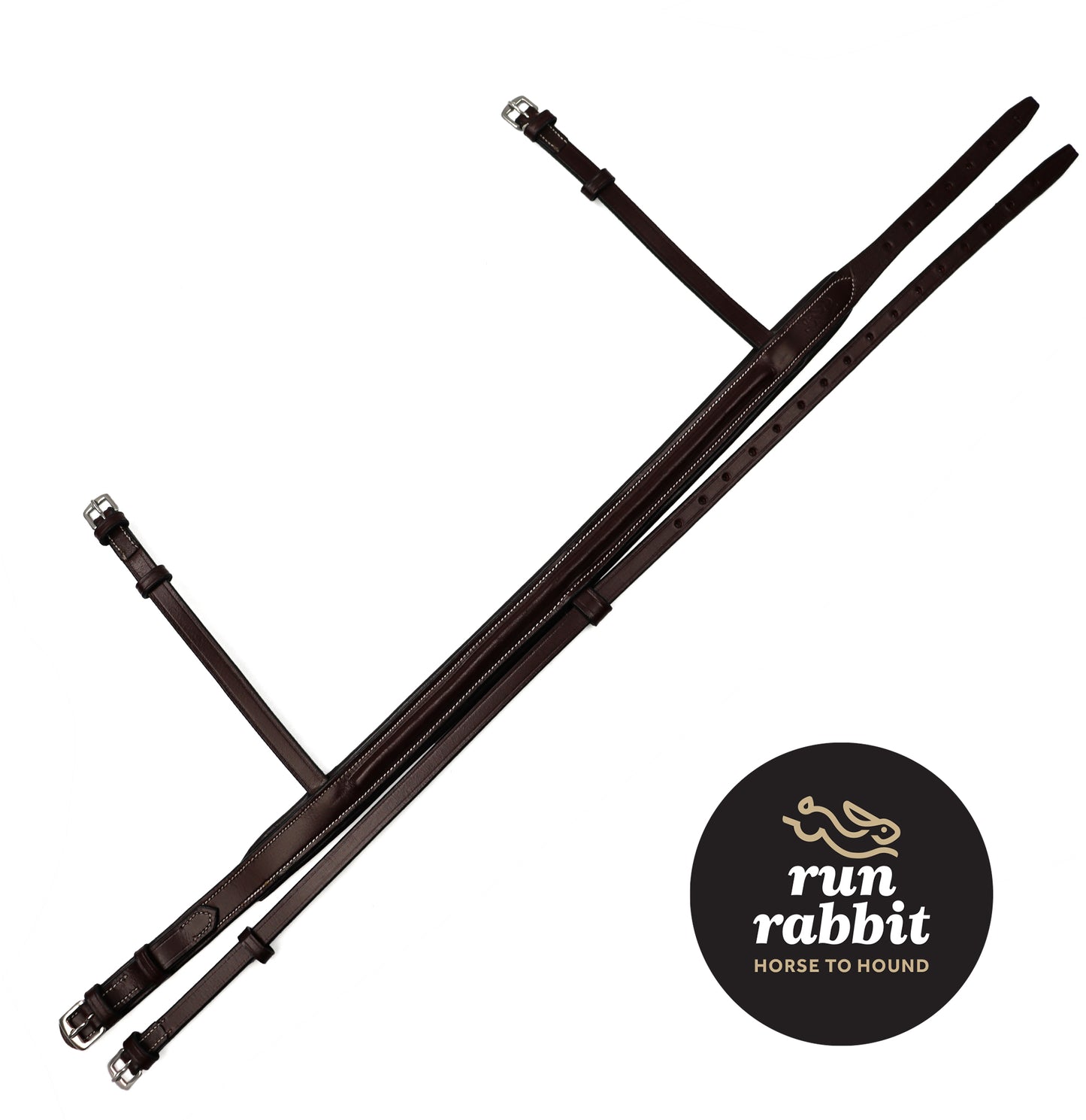 RR Raised Noseband with Flash Strap
