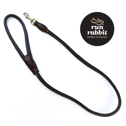 RR Lux Rolled Leather Dog Lead