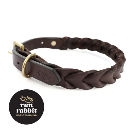 RR Duo Plaited Dog Collar