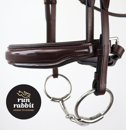 RR Padded Patent Noseband