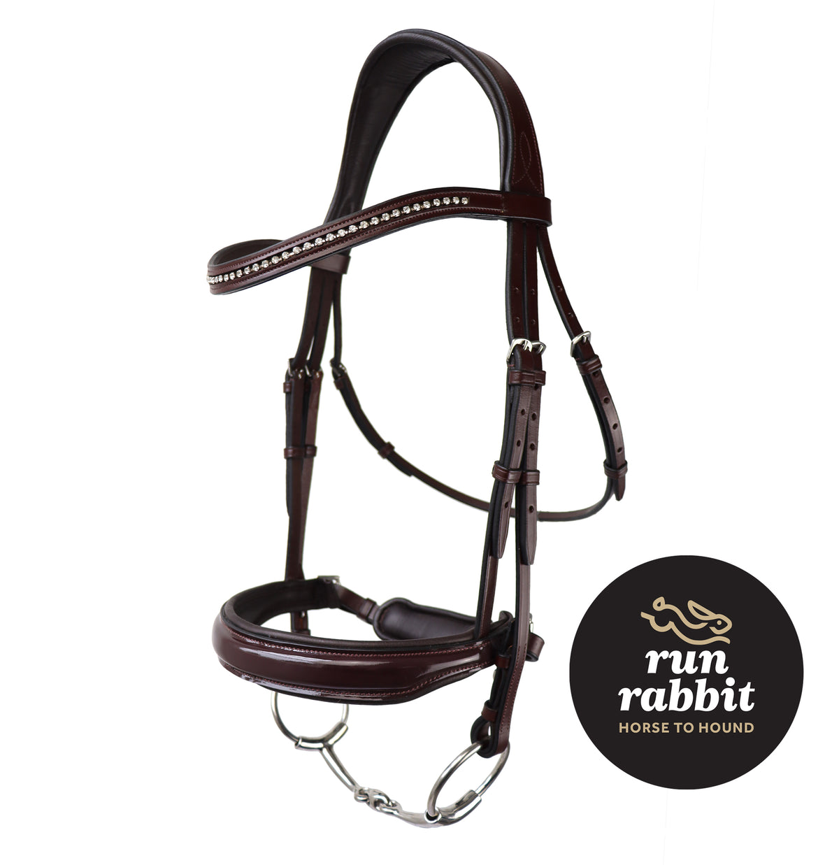 RR Padded Patent Noseband